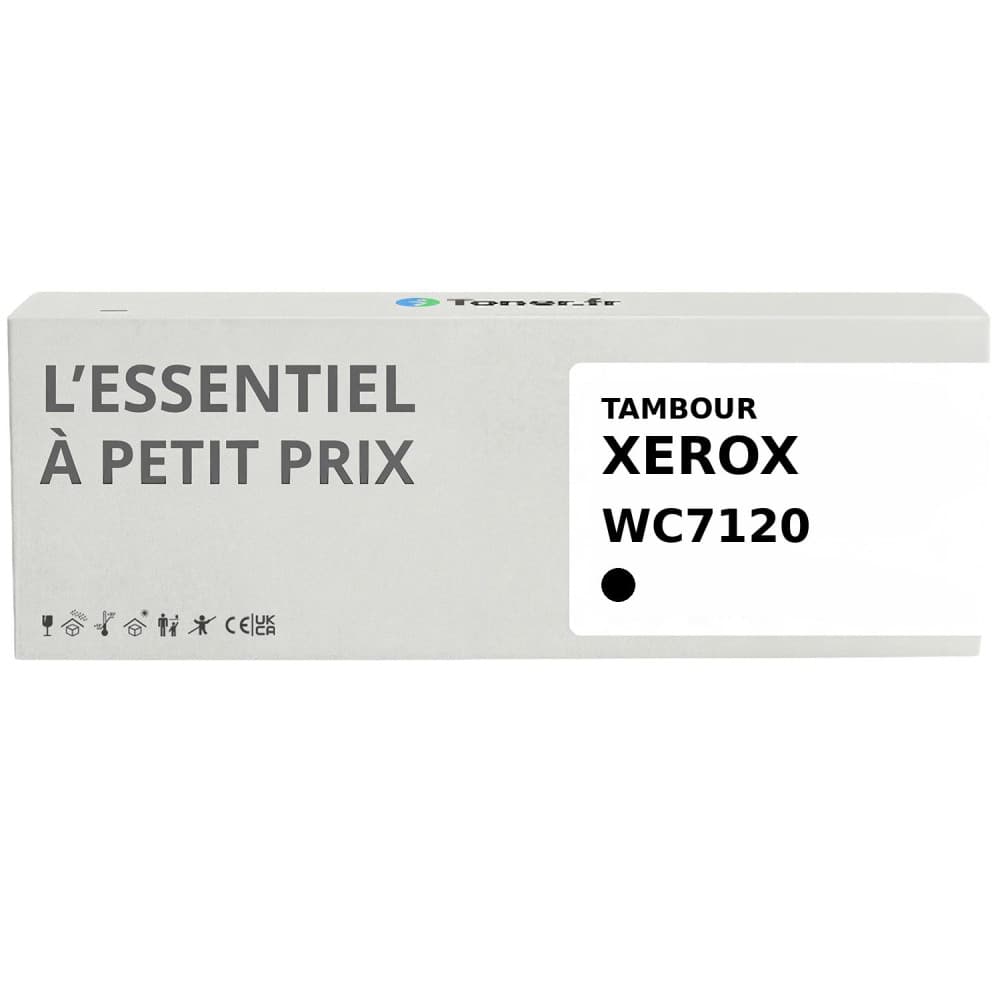 Tambour compatible Xerox WC7120 Noir