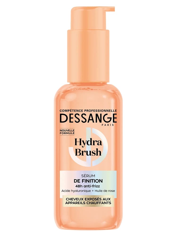 Dessange Hydra Brush Sérum Sans Rinçage Cheveux Exposés Aux Appareils Chauffants 110 ml