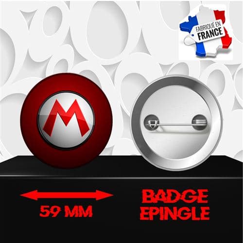 Badge à épingle 59 mm Super Mario 0009
