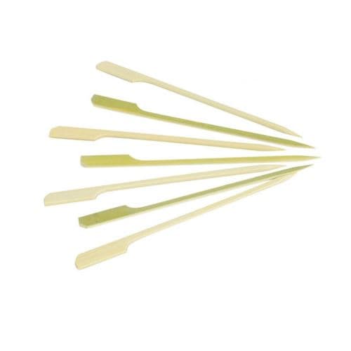 50 piques apéro cocktail bambou bio 9cm naturel - dart 143451