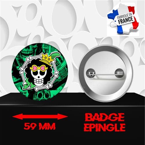 Badge à épingle 59 mm Manga One Piece 100