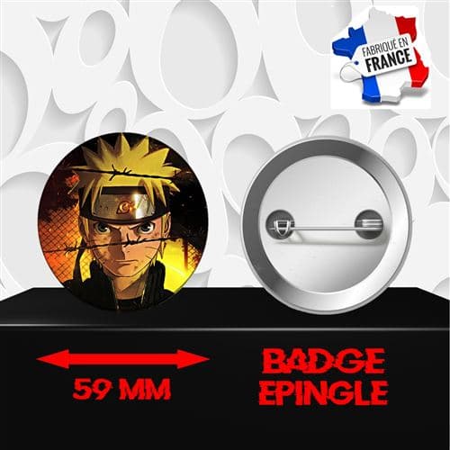 Badge à épingle 59 mm Manga Naruto 90