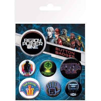 Set de Badges Ready Player One Mix