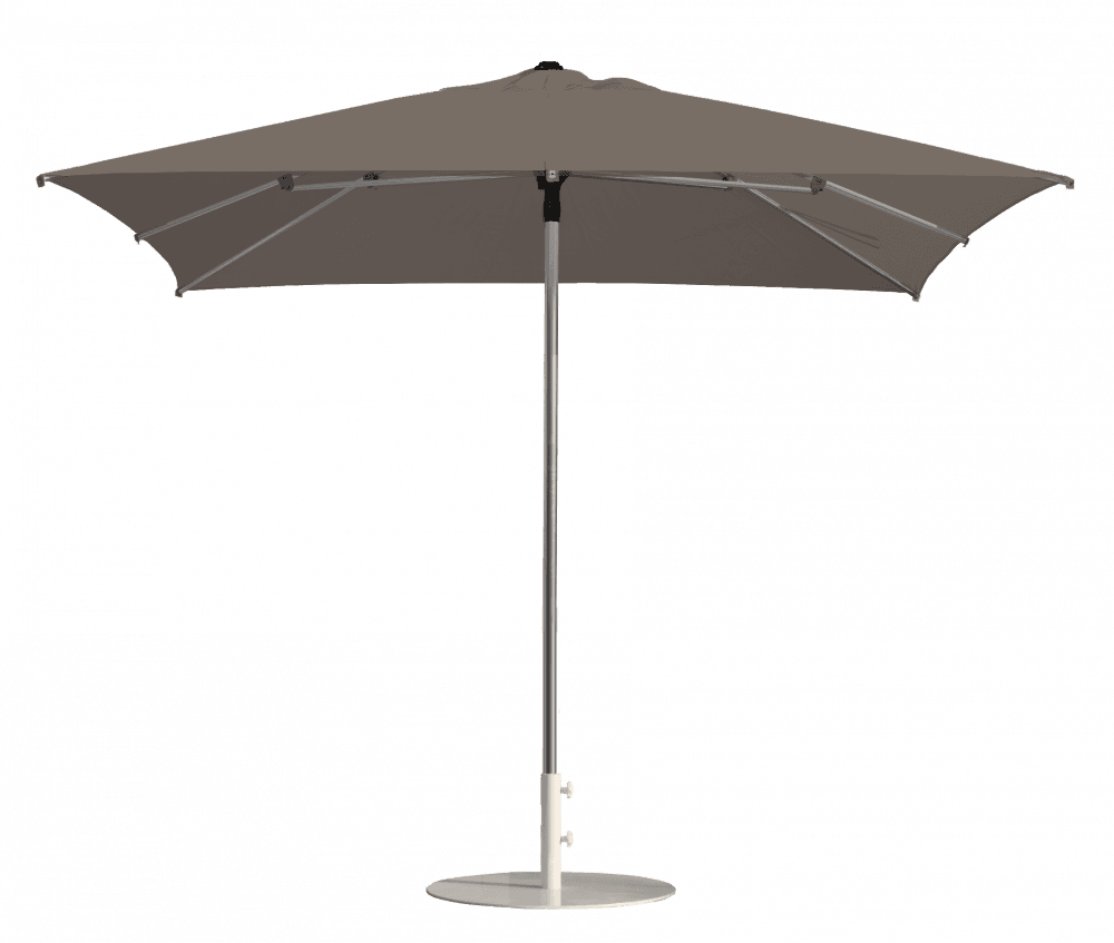 Parasol carré 300x300 Taupe Prosun Polyester résistant au vent | La Maison du Parasol