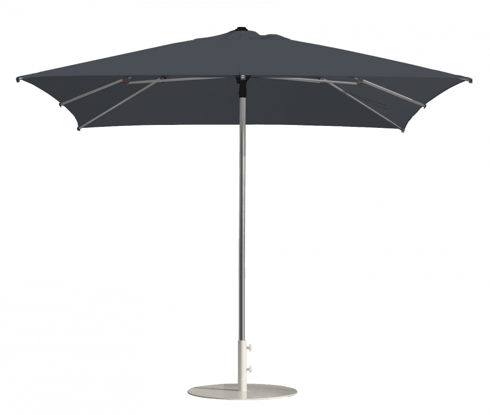 Parasol carré 300x300 Graphite Prosun Acrylique relax résistant au vent | La Maison du Parasol